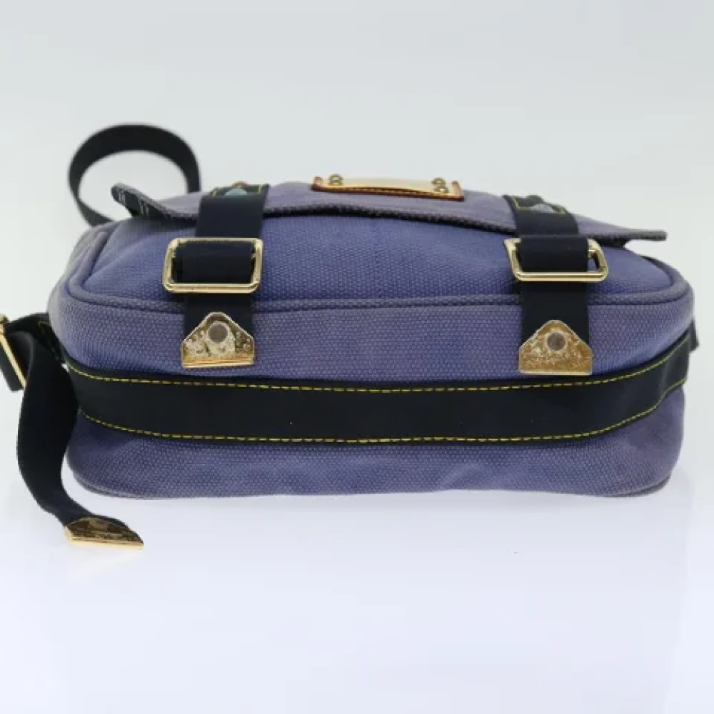 Louis Vuitton Vintage Pre-owned Canvas louis-vuitton-bags Purple Dames