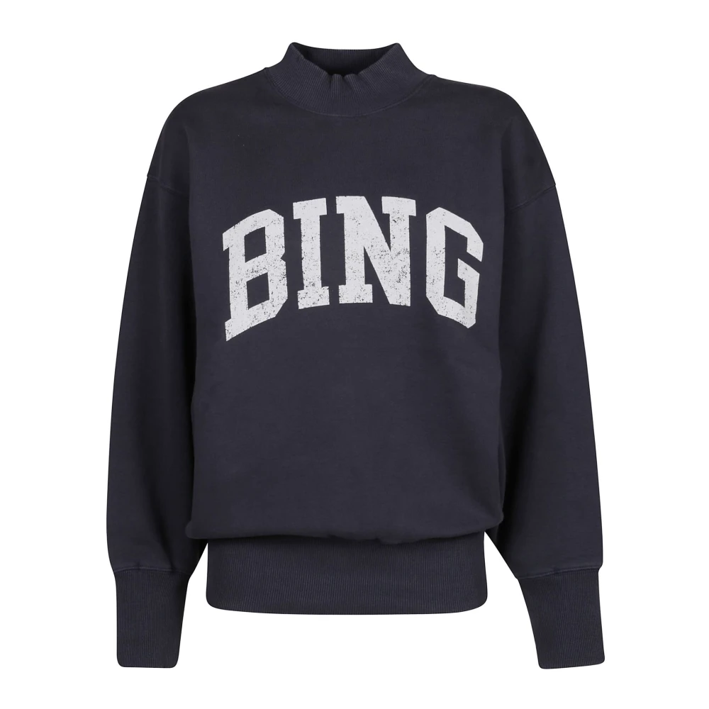 Anine Bing Navy Sweatshirt Bradie Bing Black Dames