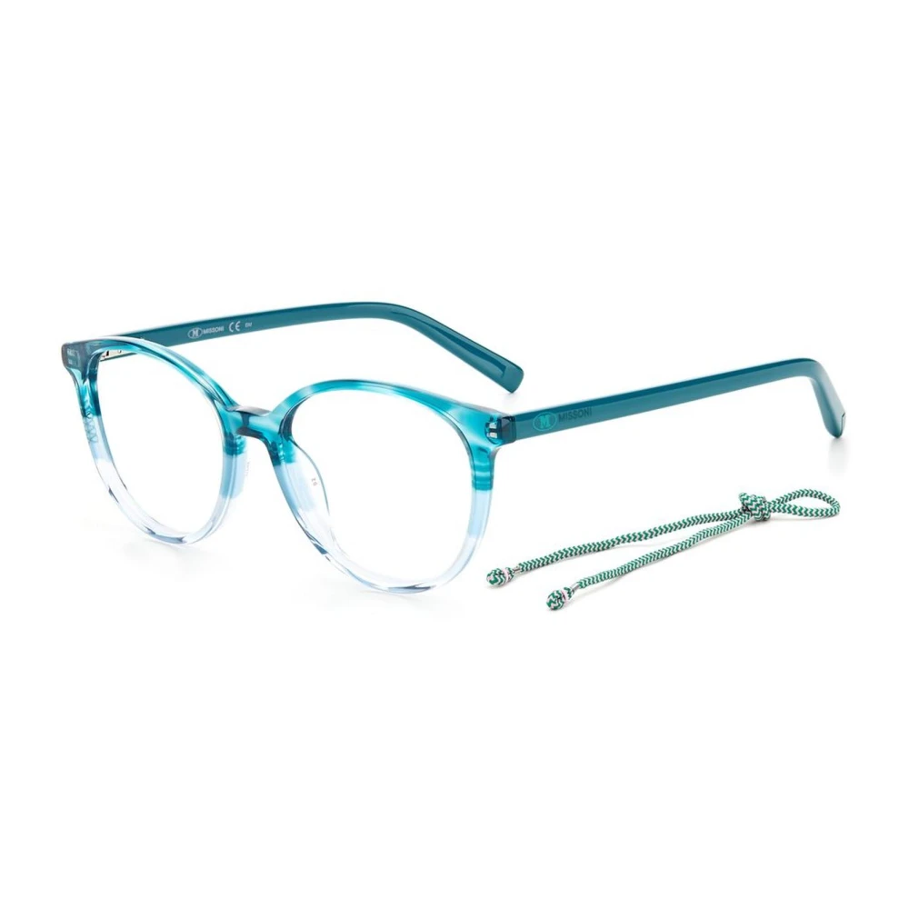 M Missoni Women's Green Glasses, One Size, Stylish Acetate Frame Glasses