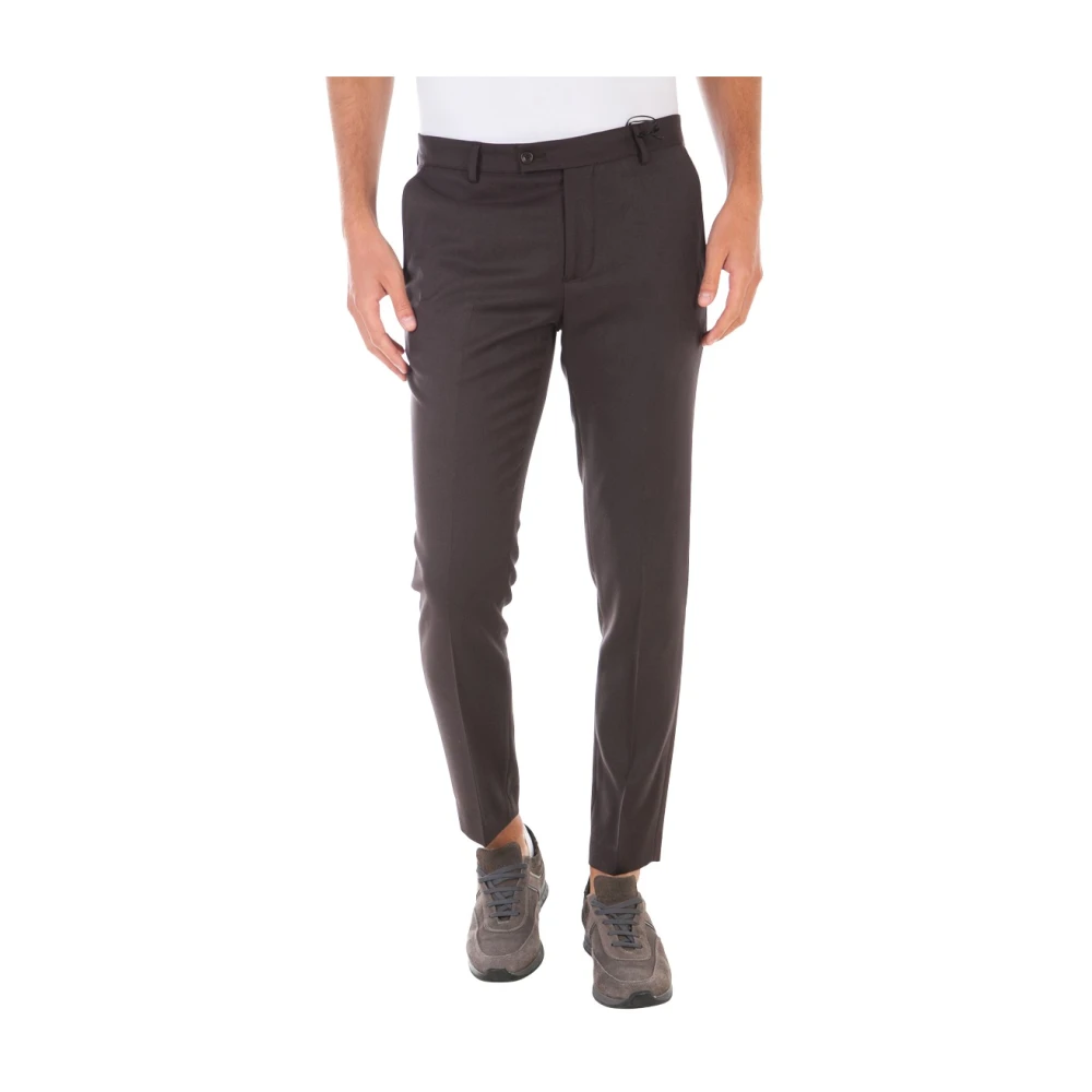 Daniele Alessandrini Men's Brown Chinos, Xl, P3323n7433605marrone