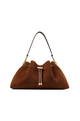 brown-suede-drawstring-shoulder-bag