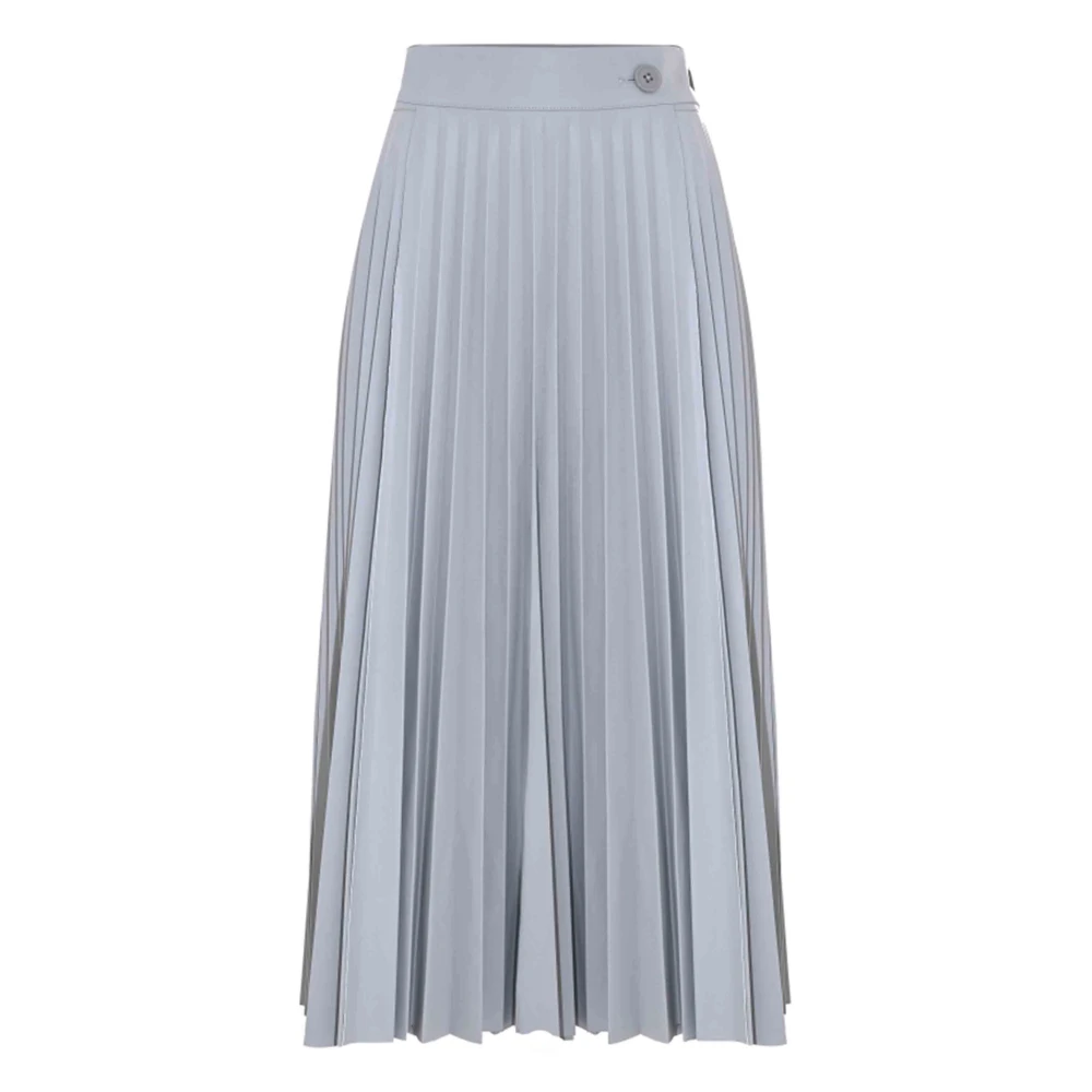 Kocca Geplooide Viscose Rok Gray Dames