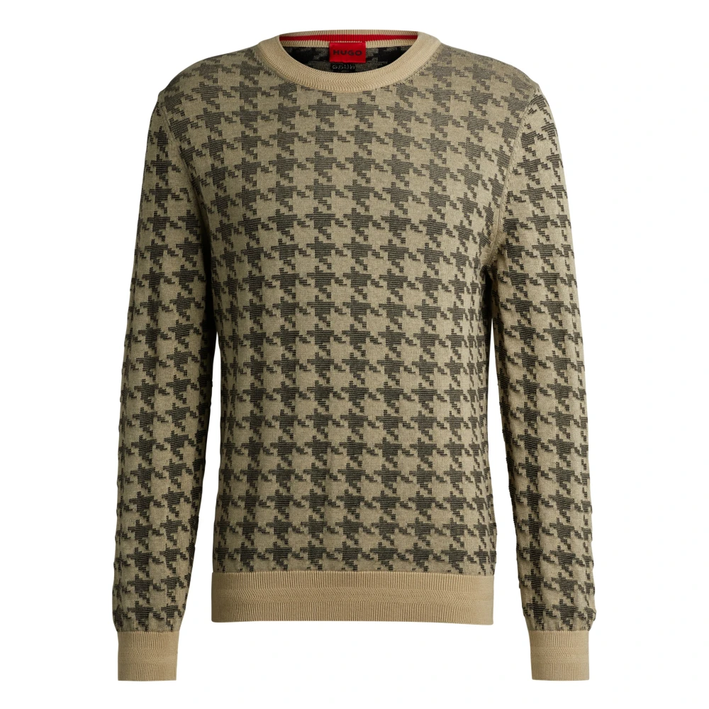 Hugo Boss Stijlvolle Pullover Beige Heren