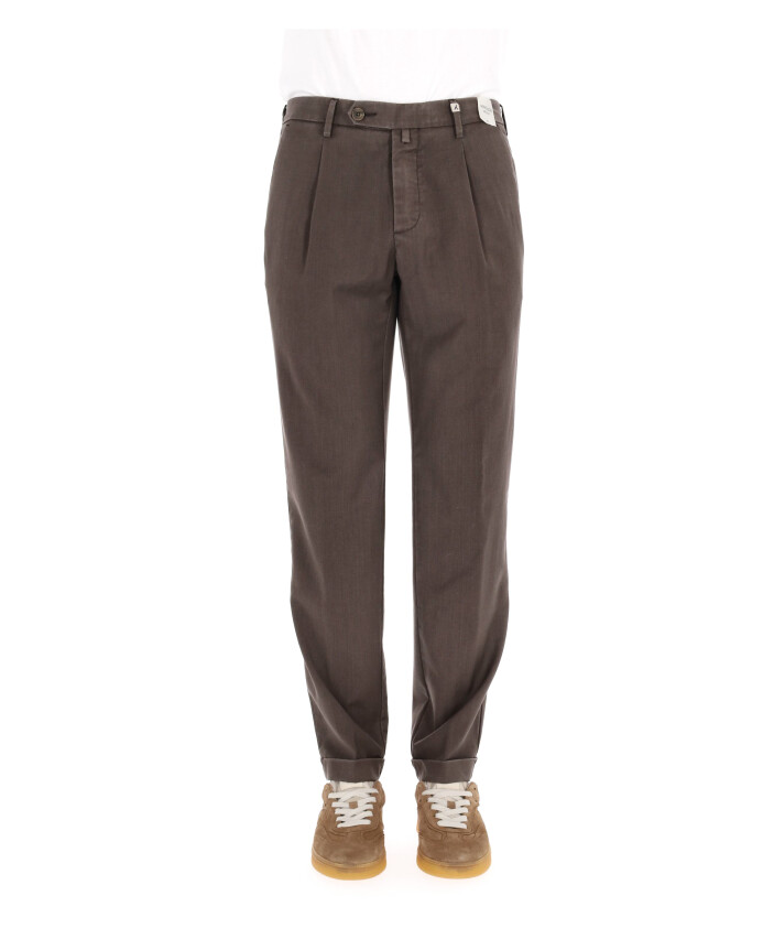 bruine-wollen-broek-model-giove