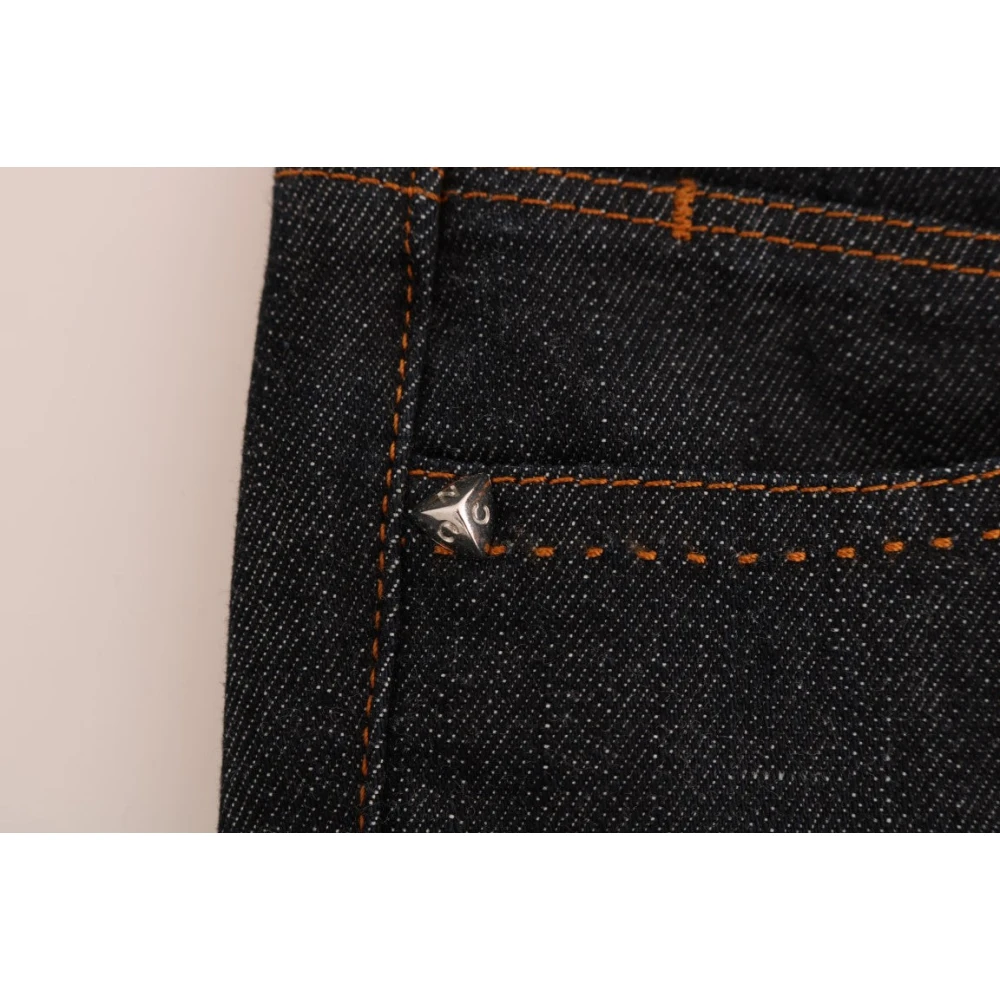 Costume National Donkerblauwe Super Slim Jeans Blue Dames