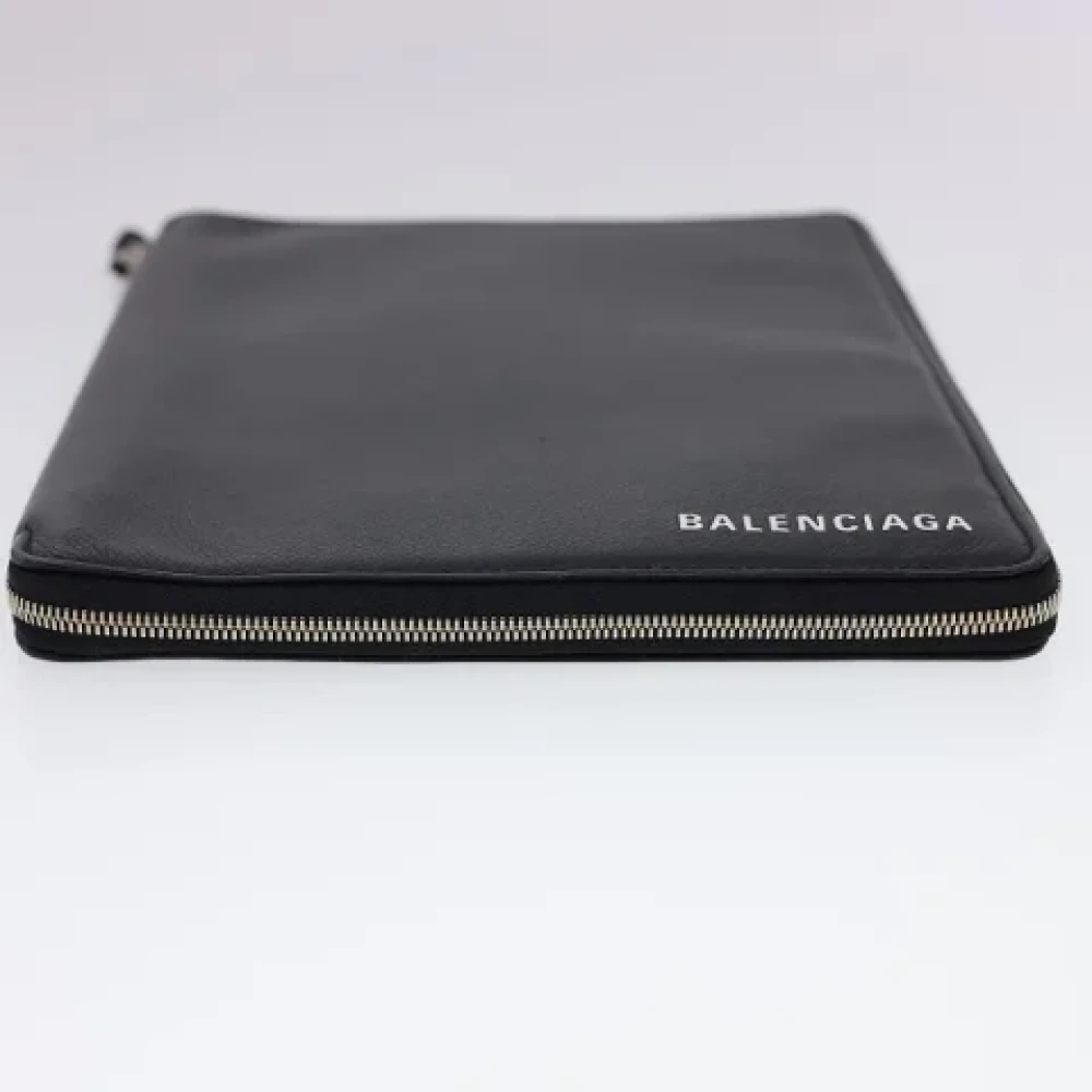 Balenciaga Vintage Pre-owned Leather home-office Black Dames
