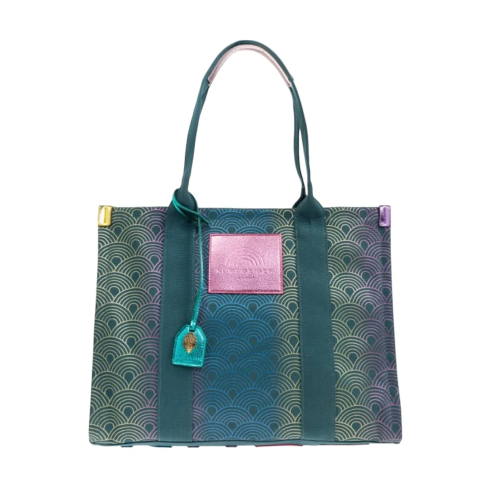 Kurt Geiger Stijlvolle Tote Tas Green Dames