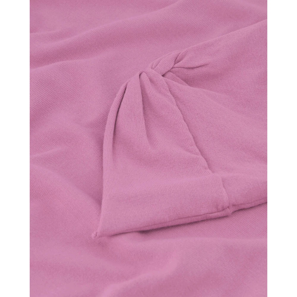 Fabienne Chapot Molly Twist Pullover Korte Mouw Pink Dames