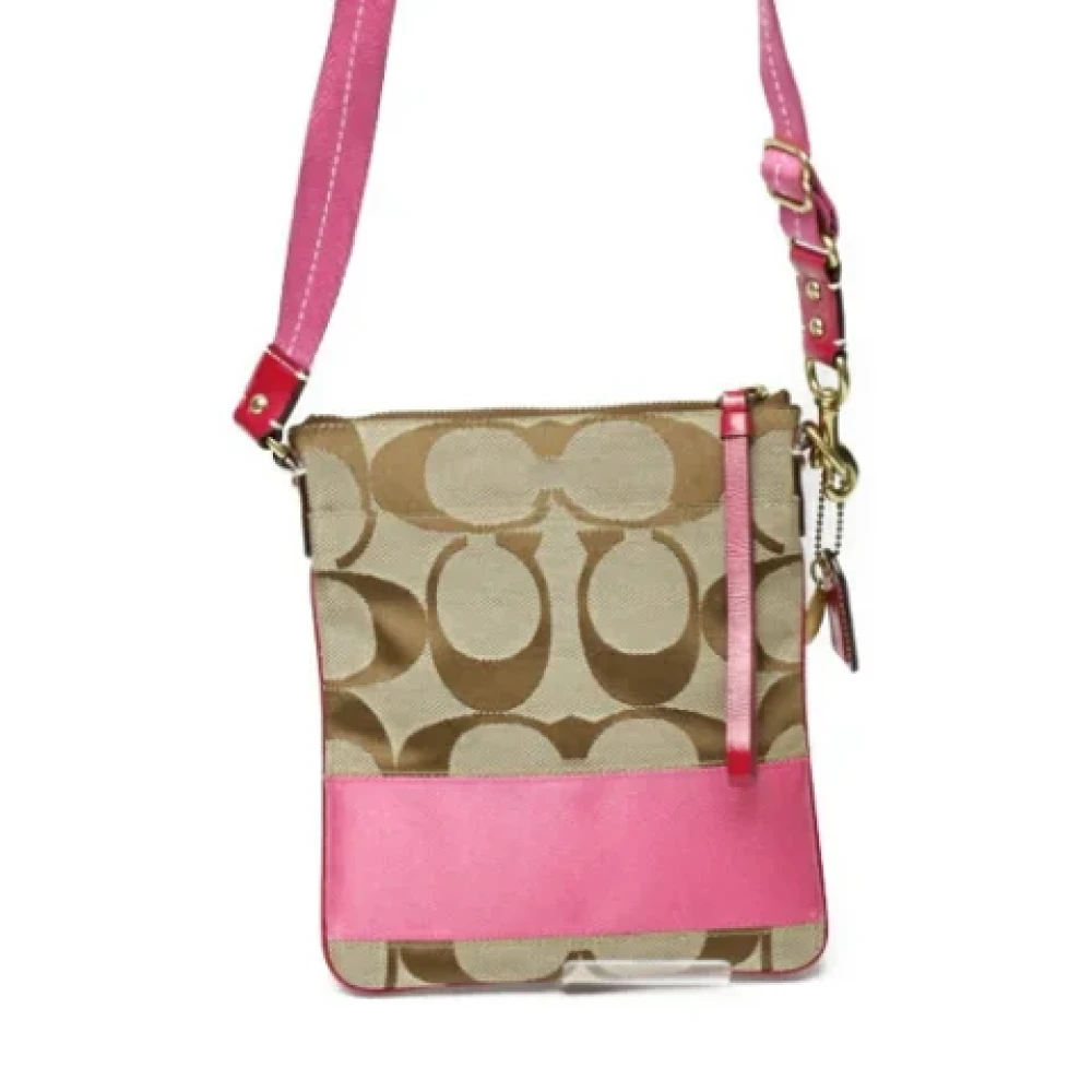 Coach Pre-owned Fabric shoulder-bags Multicolor Dames