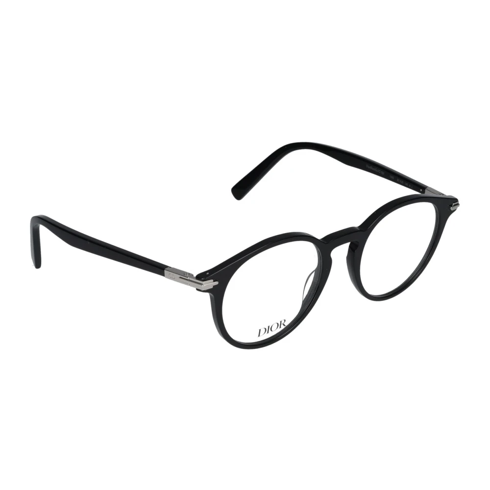 Dior Stijlvolle Zwarte Bril Black Heren