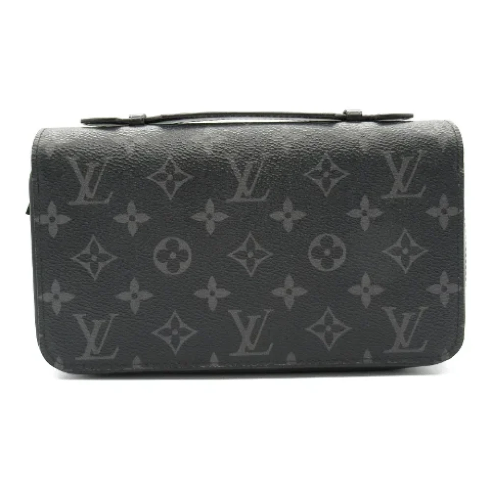 Louis Vuitton Vintage Pre-owned Leather wallets Black Dames