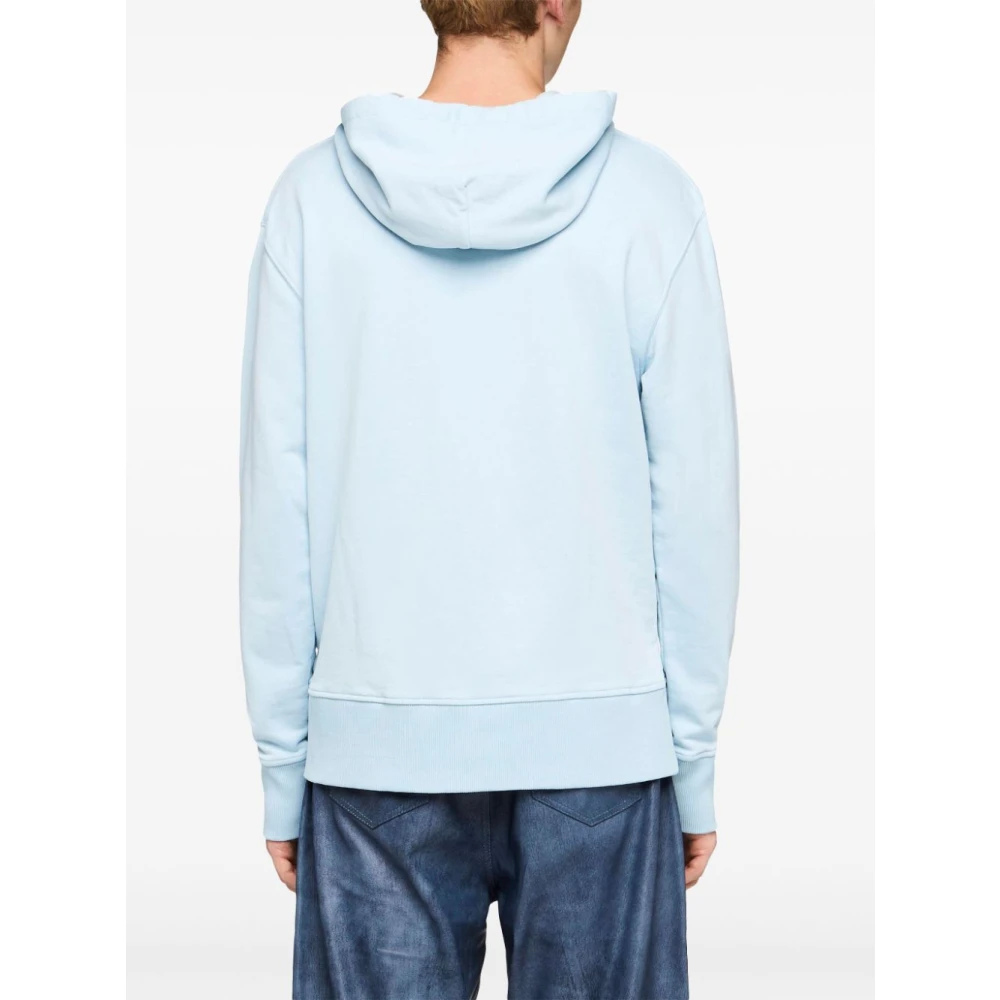 JW Anderson Heldere Blauwe Hoodie Heren Sweatshirt Blue Heren