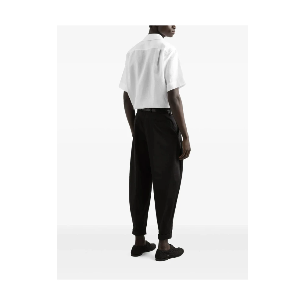 Dolce & Gabbana Witte Overhemd met Borstzak White Heren