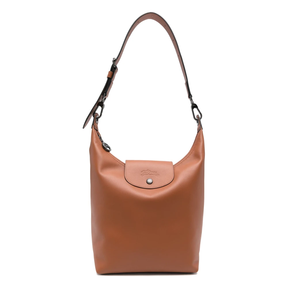 Longchamp Xtra Cognac Hopfällbar Väska Brown, Dam