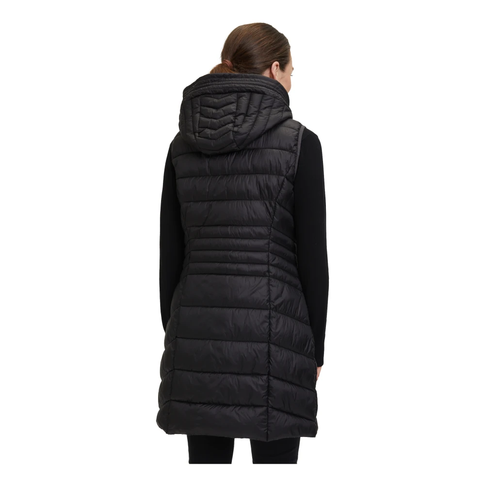 Betty Barclay Gewatteerd Vest met Afneembare Capuchon Green Dames