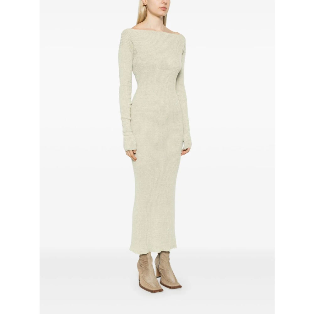 Baserange Maxi Jurk in Licht Olijfgroen Green Dames