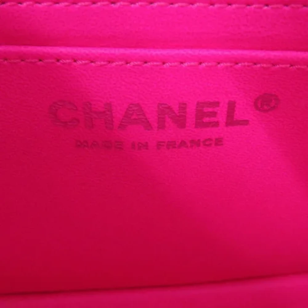 Chanel Vintage Pre-owned Fabric chanel-bags Pink Dames