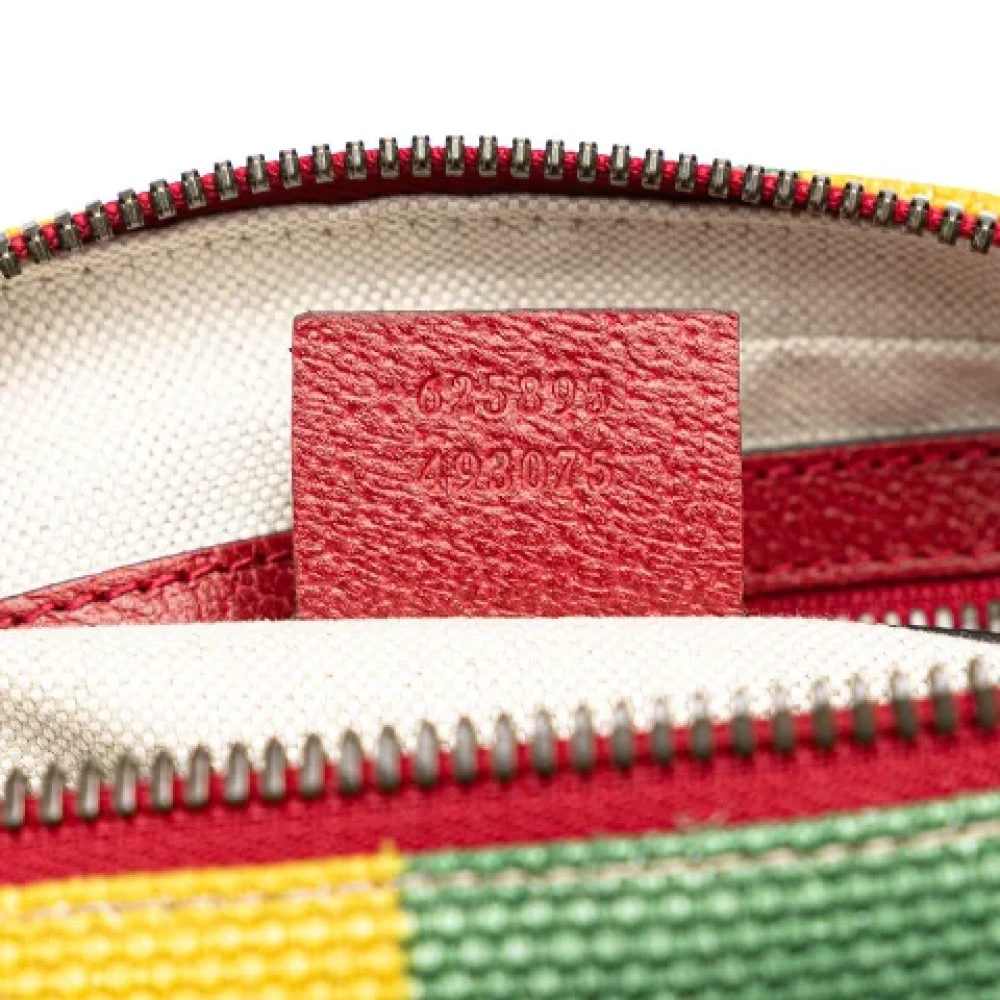 Gucci Vintage Pre-owned Canvas gucci-bags Red Dames