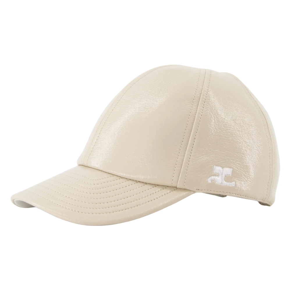 Courrèges Vinyl Beige Keps Vår-Sommar 2025 Beige, Unisex