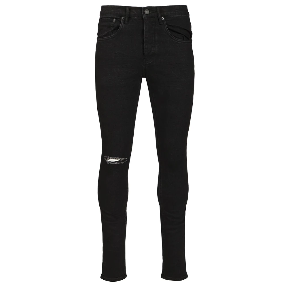 Purple Brand Men's Black P002 Premium Stretch Denim Jeans - Skinny Fit Jeans - W32 - Jeans