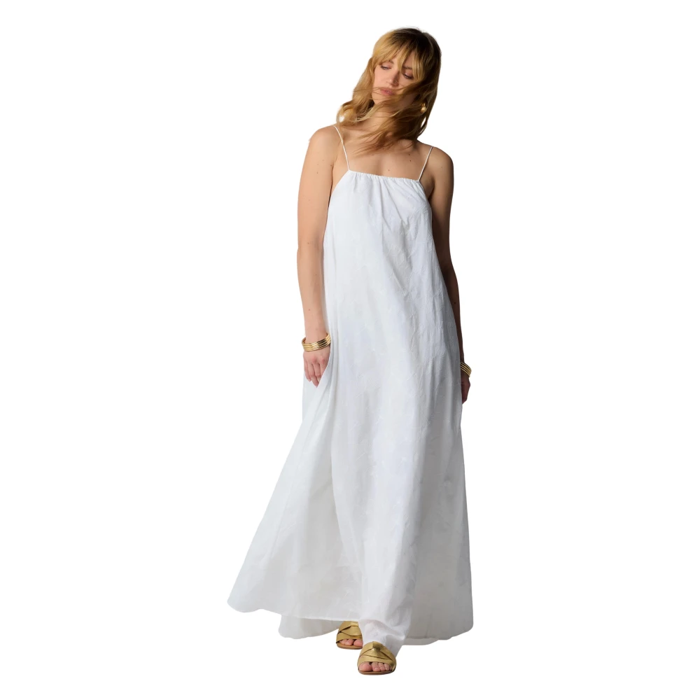 Kocca Elegante Maxi Jurken voor Vrouwen White Dames