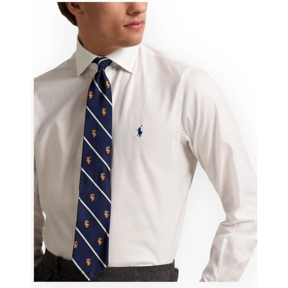 Polo Ralph Lauren Custom-Fit Overhemd White Heren