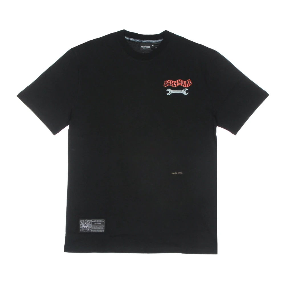 Dolly Noire Zwart Skip Foss Tee Korte Mouw Black Heren