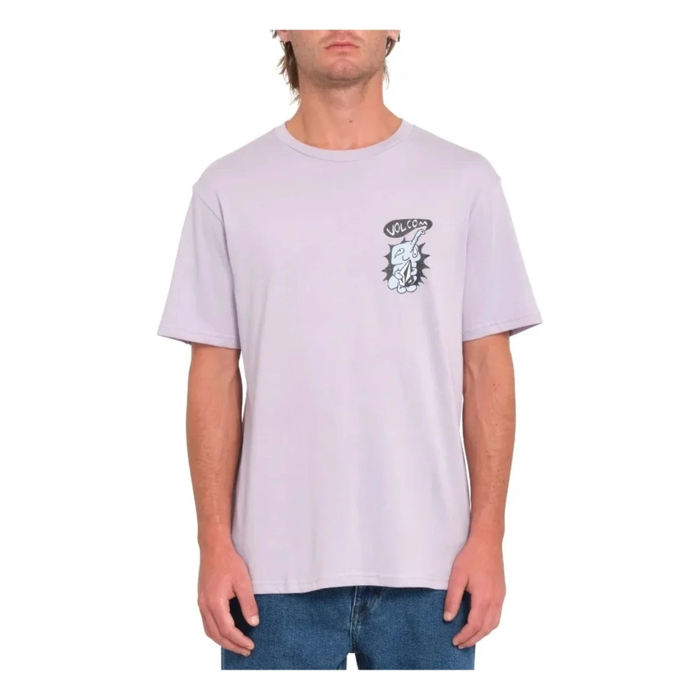 Volcom Santi Stoned T-shirt Purple Heren