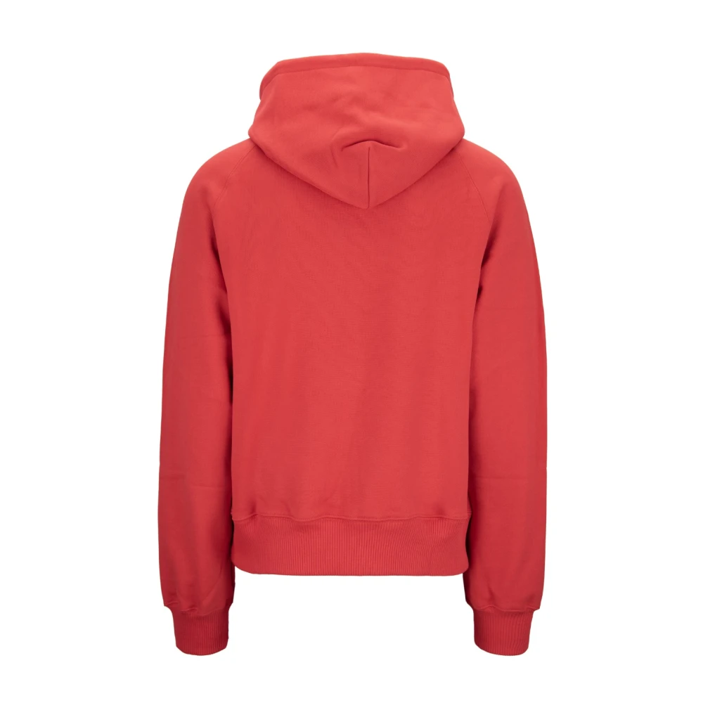 Msgm Heren hoodie met grafische print Red Heren