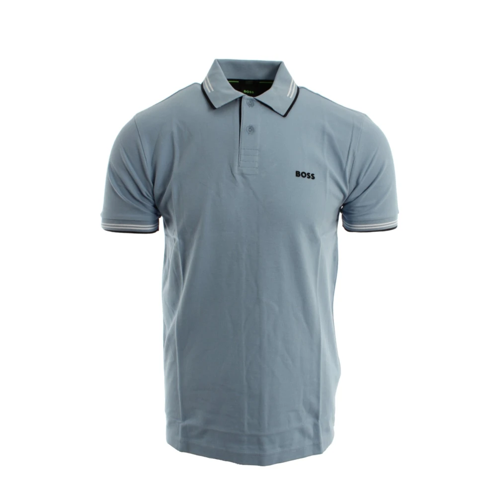 Hugo Men's Blue Paul Polo - Polo Shirts - M - Tops