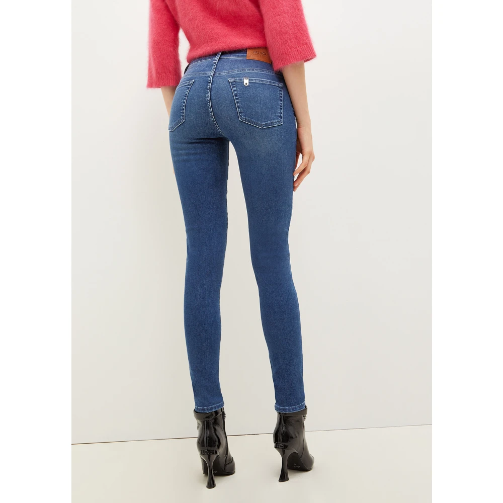 Liu Jo Authentieke Skinny Denim Jeans Blue Dames