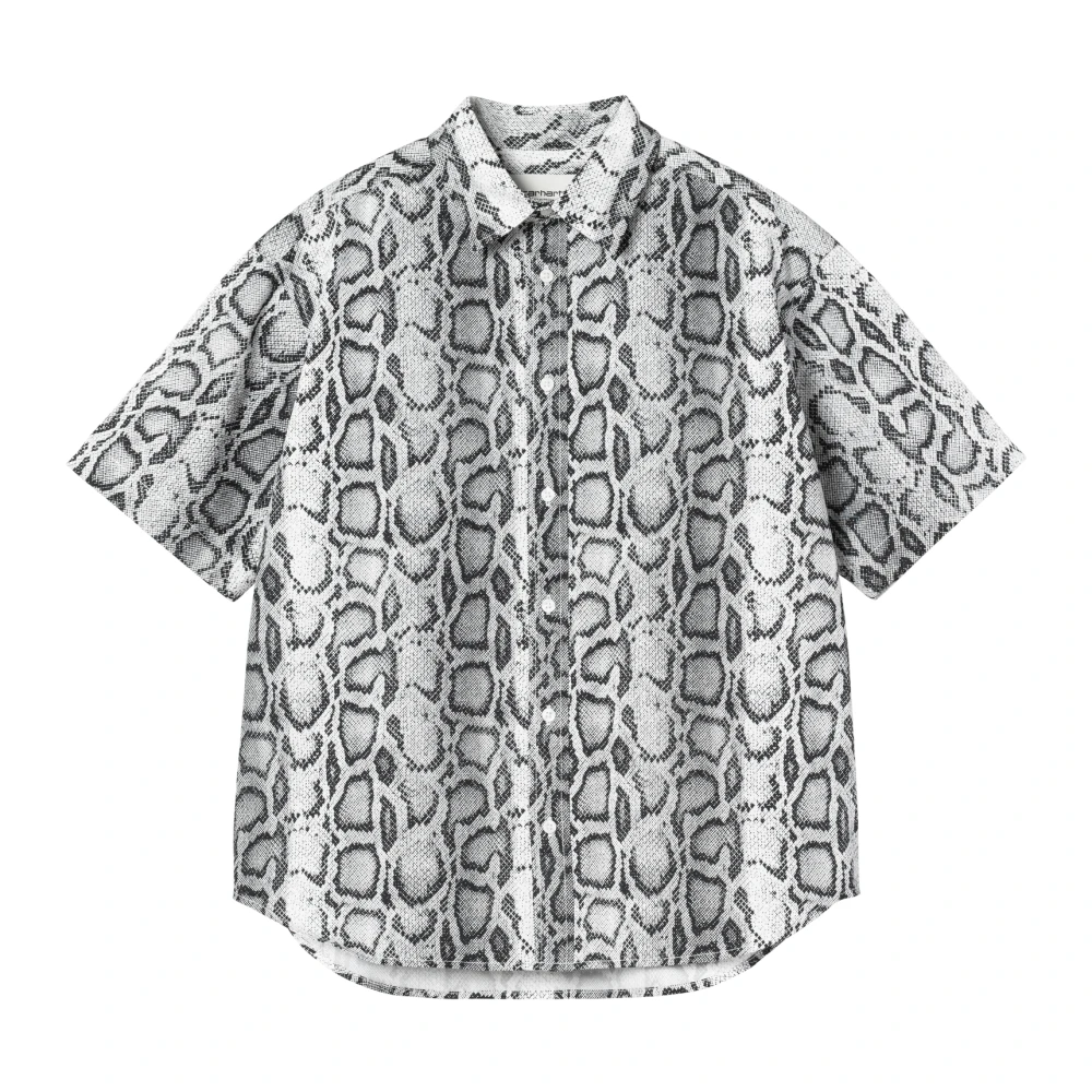 Carhartt Wip Women's Multicolor Shirts, S, S/S Snake Camo Shirt