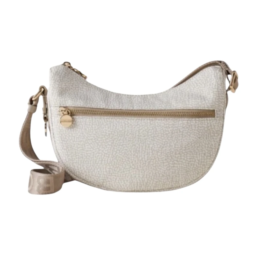 Borbonese Women's White Shoulder Bag - Cross Body Bags - One Size - Bags