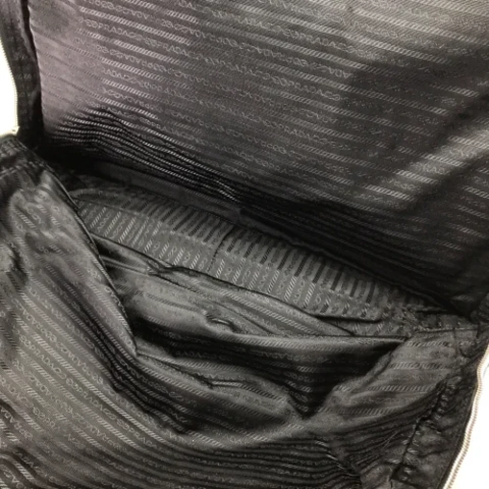 Prada Vintage Pre-owned Leather prada-bags Black Dames