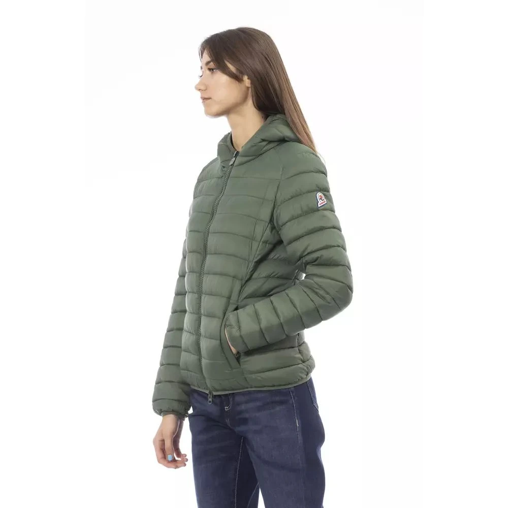 Invicta Stijlvolle Gewatteerde Hoodiejas voor Vrouwen Green Dames