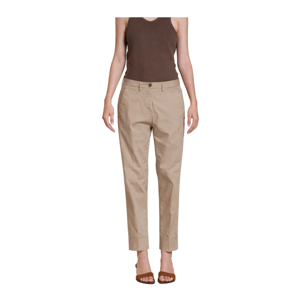Mason's Donna Beige - New York Carrot Chino Pants - Trousers - S