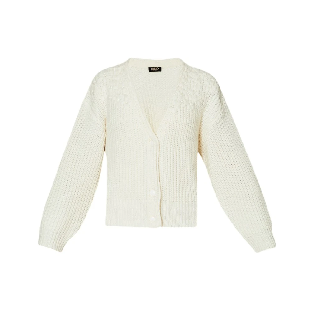 Liu Jo Stijlvolle Gebreide Top Beige Dames