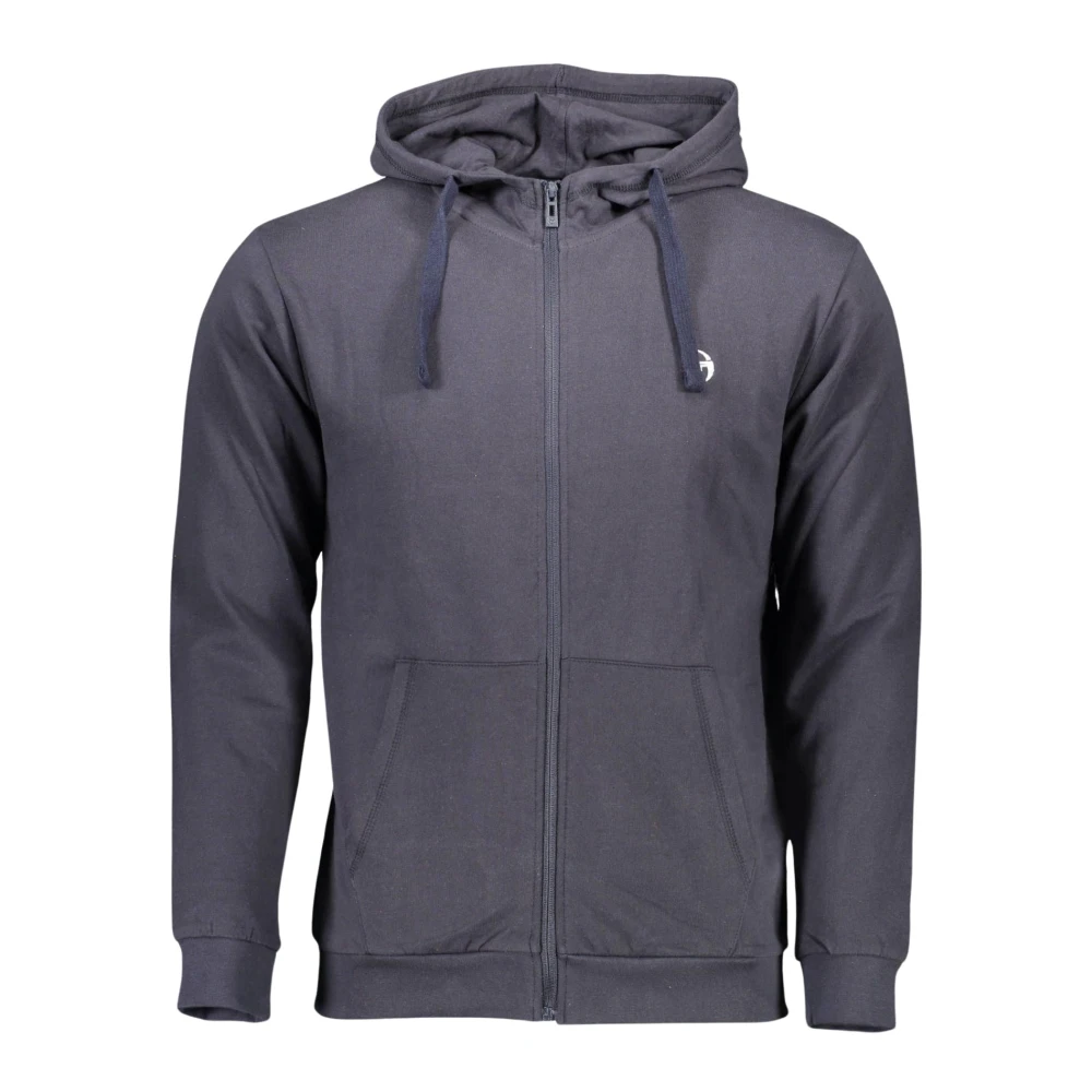 Sergio Tacchini Blauwe Hoodie met Rits Blue Heren