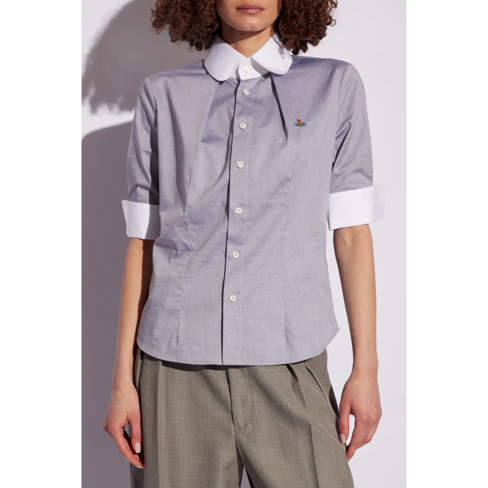Vivienne Westwood Shirt met logo Gray Dames
