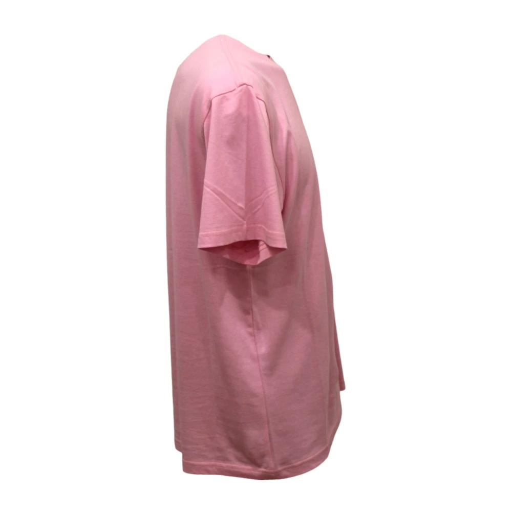 Just Cavalli Korte Mouw T-shirt Pink Heren