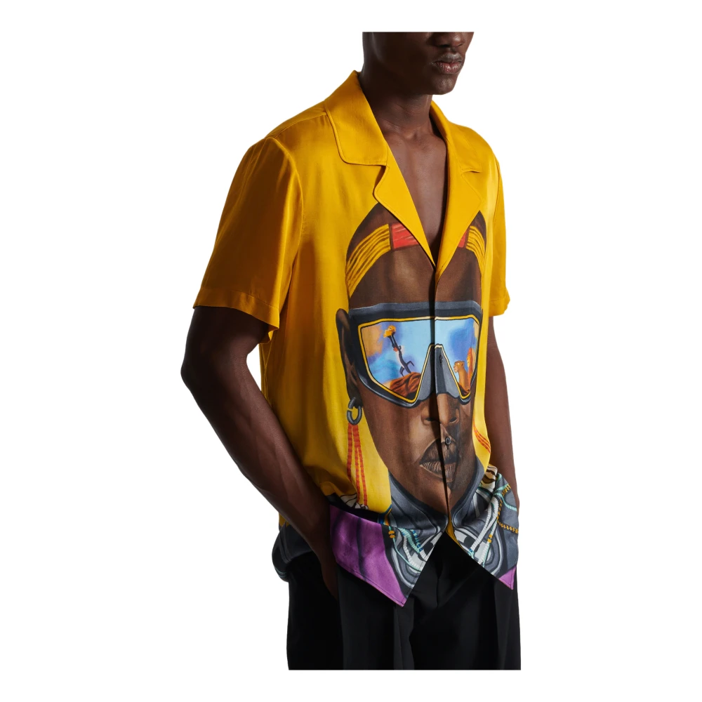 Balmain Disney x : The Lion King Satijnen pyjama met print Nika Mtwana Multicolor Heren