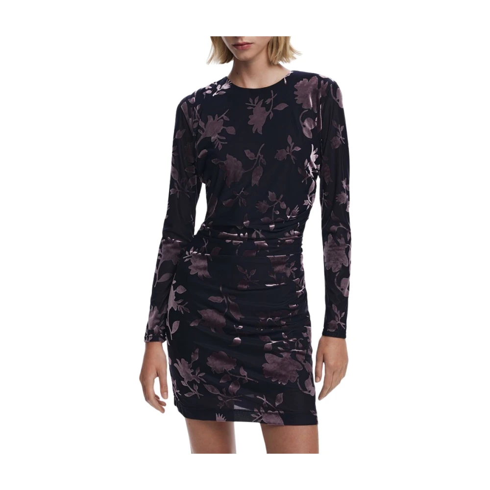 Desigual Donna Nero Abiti,, New, Extra Grande