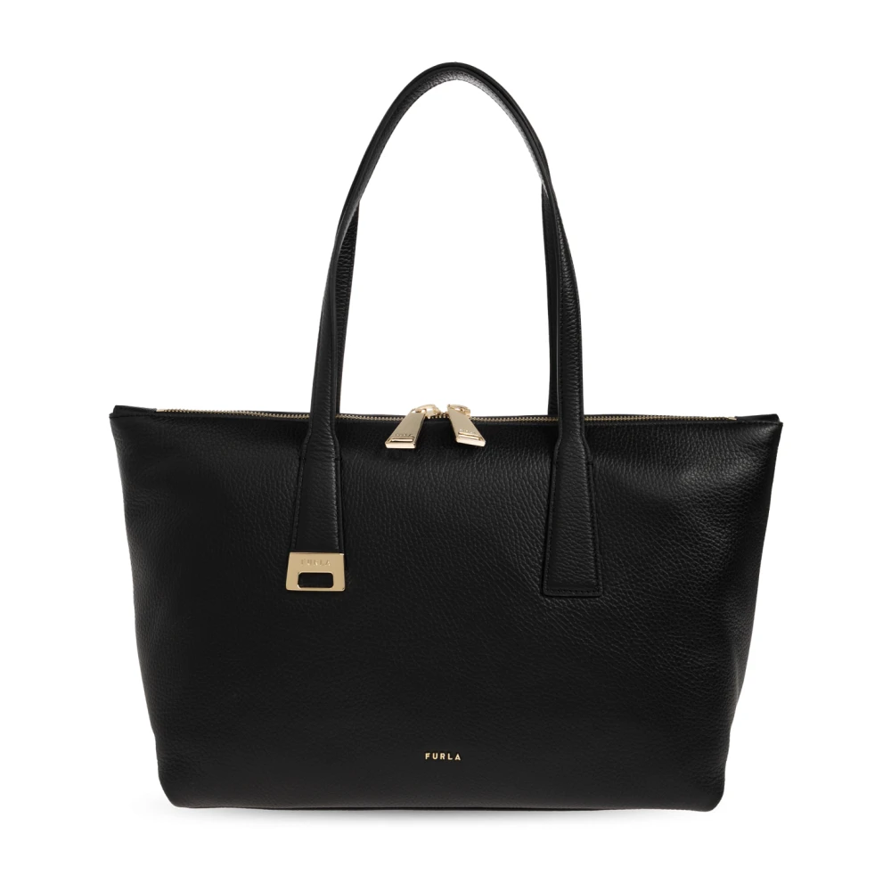 Furla Women's Black Shopping Bags, One Size, Olivia Medium Shopper Bag