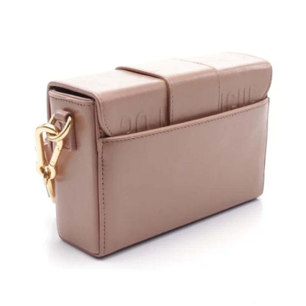 Dior Vintage Pre-owned Leather dior-bags Pink Dames