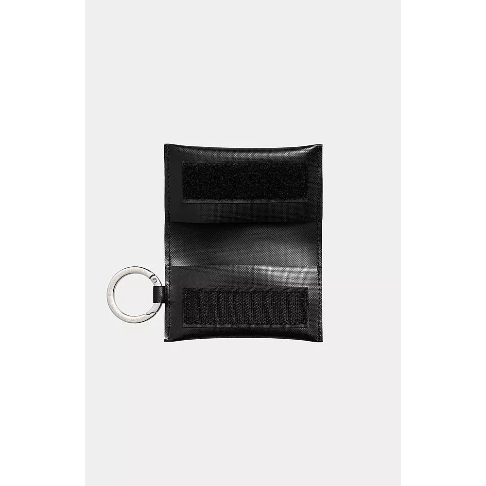 Carhartt WIP Link Script Keychain Zwart Wit Black Unisex
