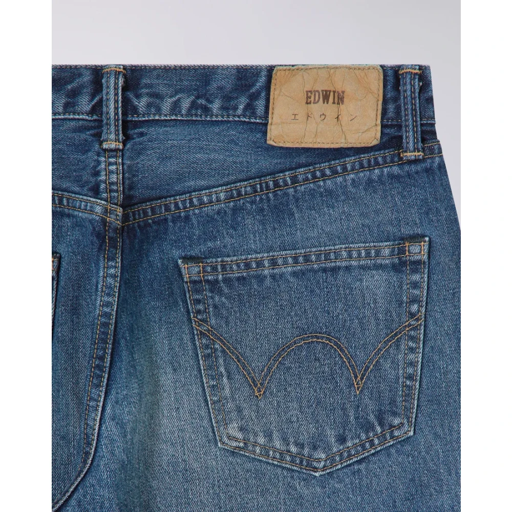 Edwin Tapered Jeans Donkerblauw Denim Blue Heren