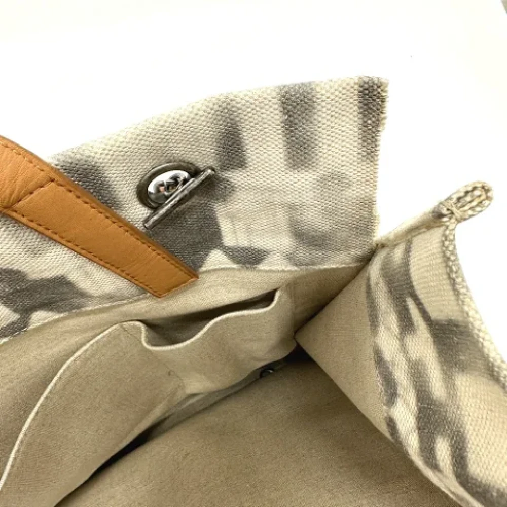 Chanel Vintage Pre-owned Leather chanel-bags Beige Dames