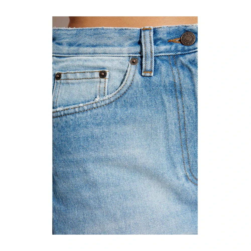 Dries Van Noten Denim Shorts Broek Stijlvolle Mode Blue Dames