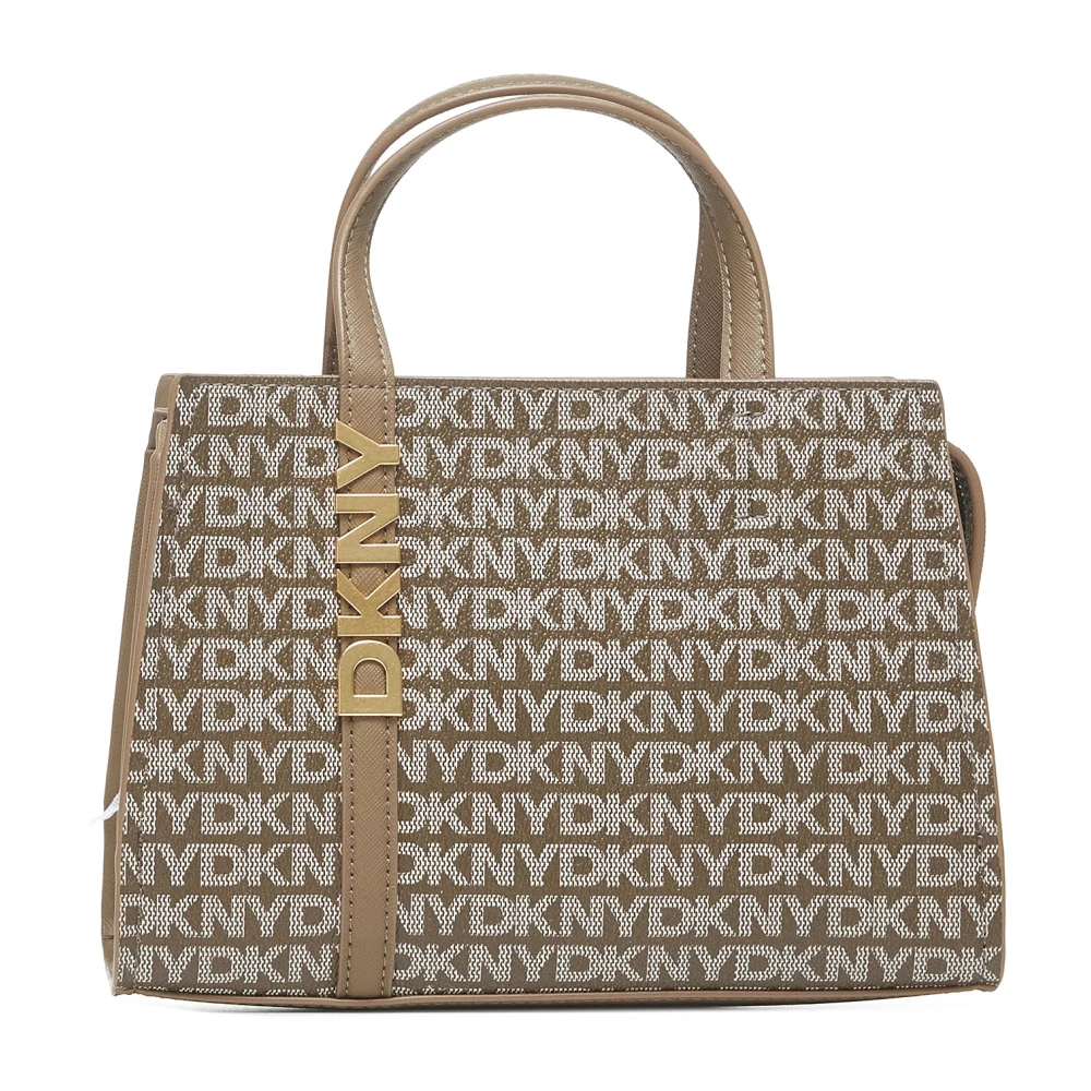 DKNY Stijlvolle Schoudertas Brown Dames