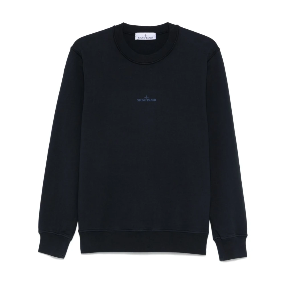 Stone Island Blauwe Sweaters voor Mannen Blue Heren